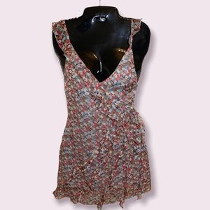 🛑SOLD🛑Sharon Couture Floral Ruffle Dress size M